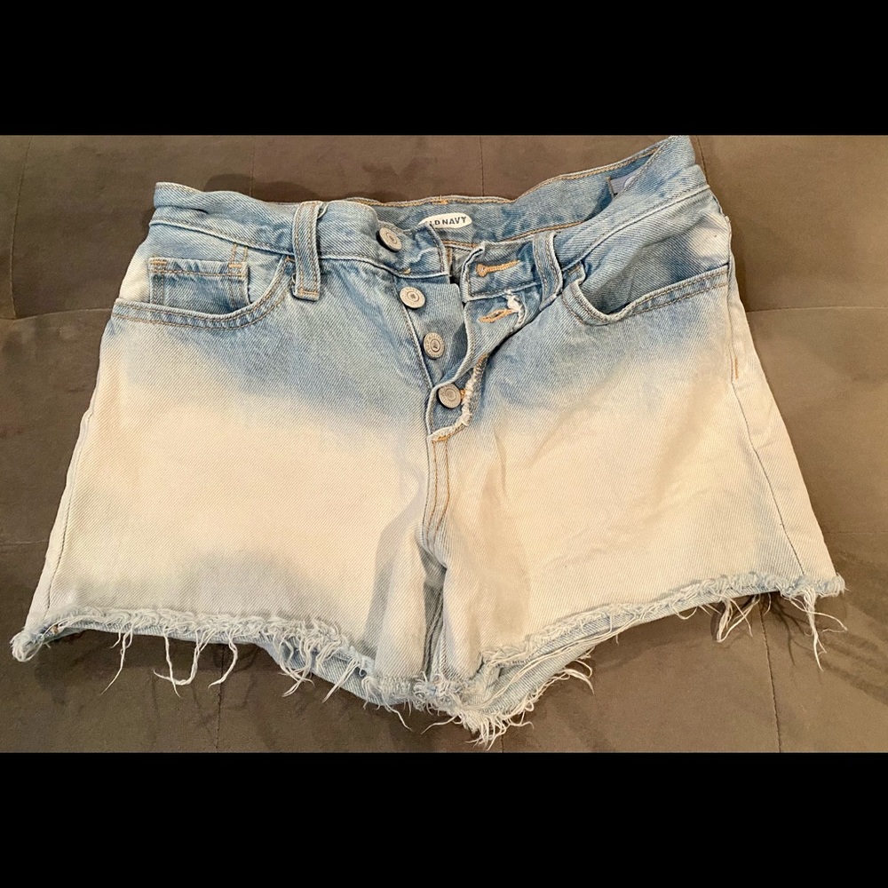 Girls Ombré Jean Shorts